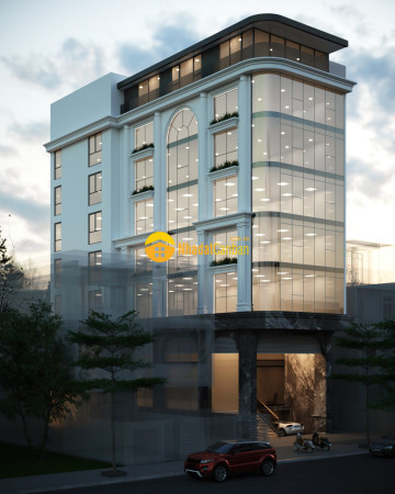 Bán tòa văn phòng 9 tầng mặt phố trung liệt lô góc dt 267m2 mt 8m. giá 130 tỷ